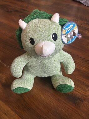 Plush stuffed Rhino  about 12 inches tall so cute and cuddly
